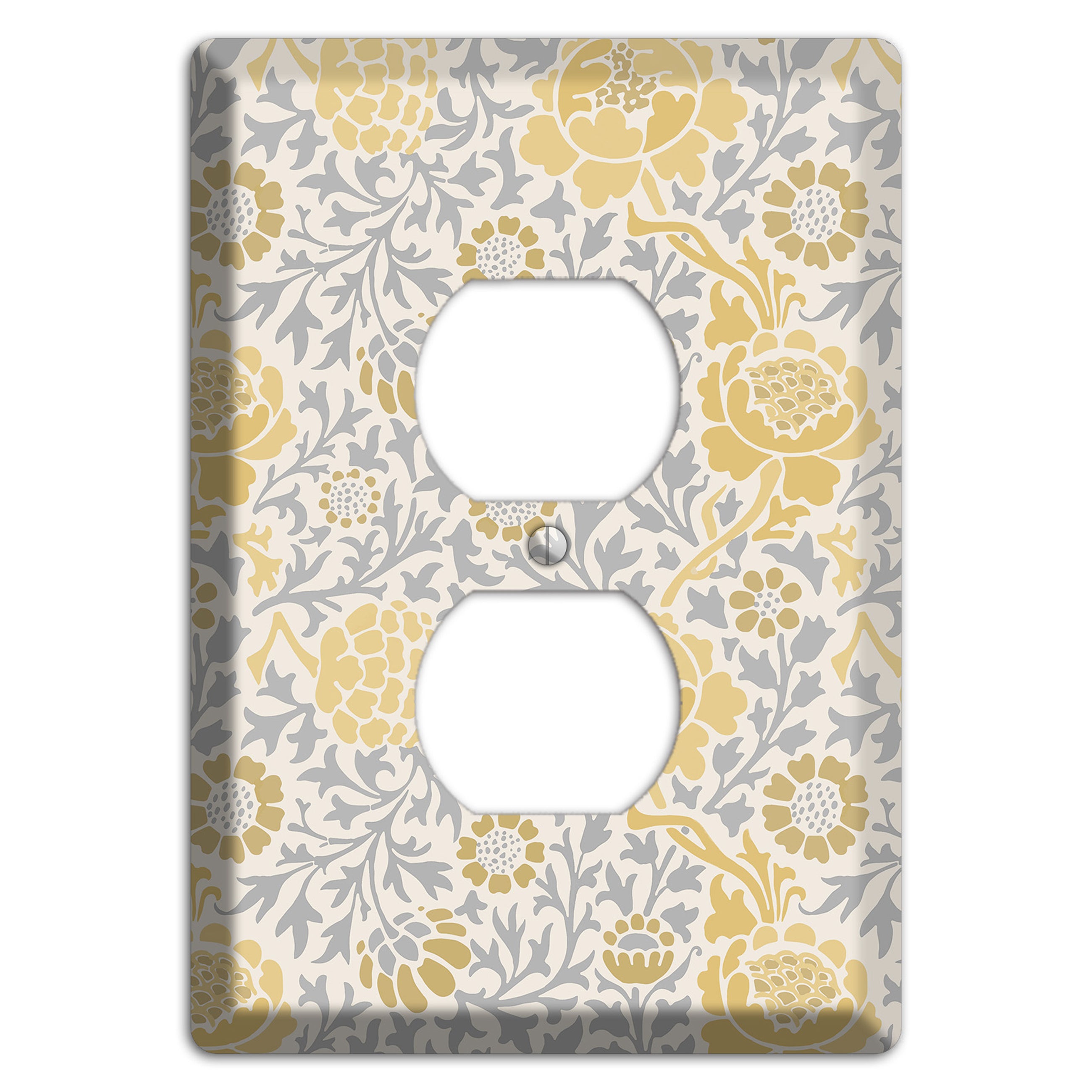 Dandelion Charm Duplex Outlet Wallplate