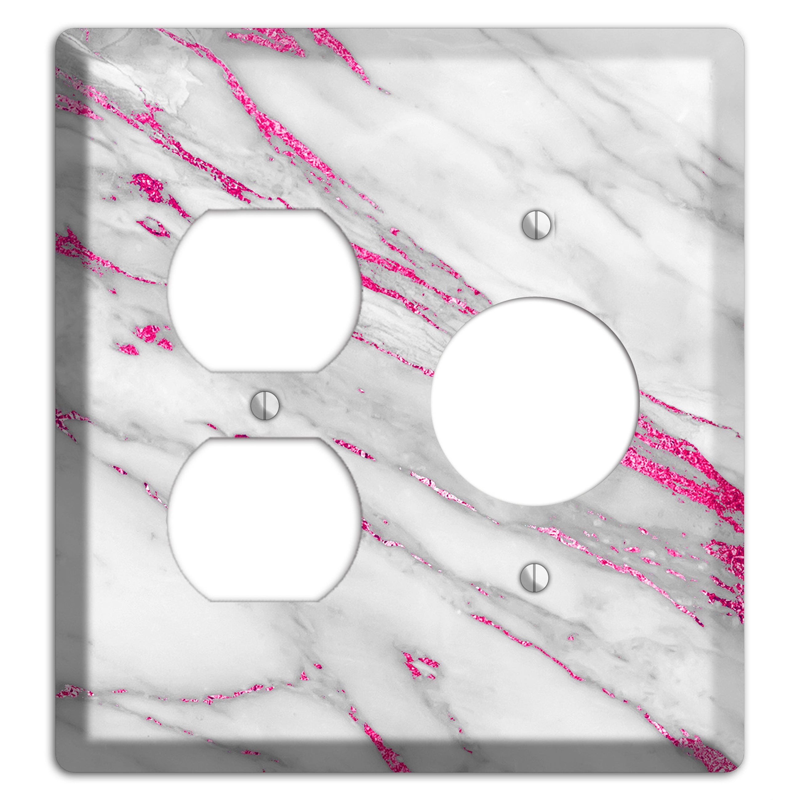 Can Can Marble Duplex / Receptacle Wallplate
