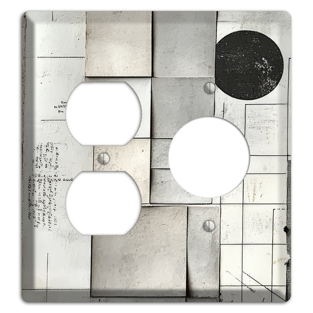 Cartographer's Quiet Ruin Duplex / Receptacle Wallplate