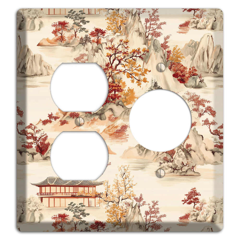 Mountain Autumn Reverie Duplex / Receptacle Wallplate