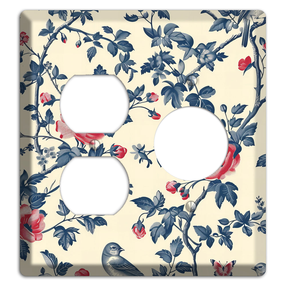 Songbirds & Thorns Duplex / Receptacle Wallplate