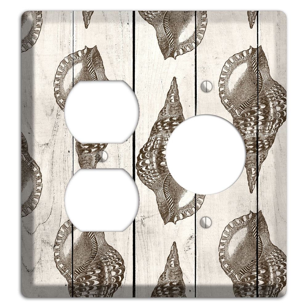 Shellbound Shore Duplex / Receptacle Wallplate