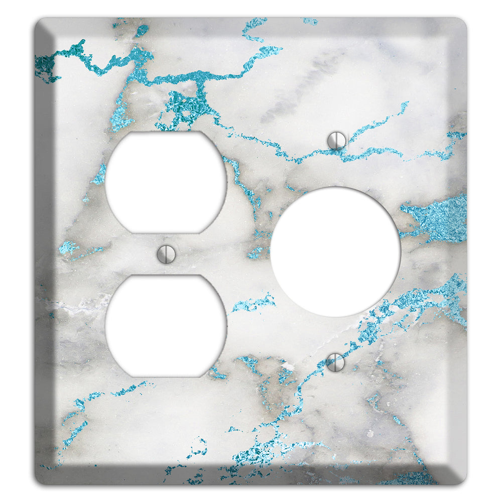 Gumbo Marble Duplex / Receptacle Wallplate