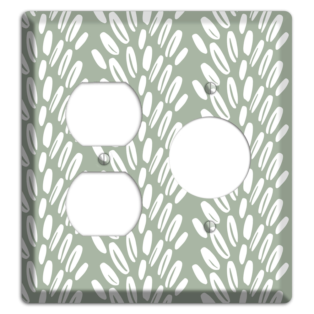 Harvest Whisper Duplex / Receptacle Wallplate