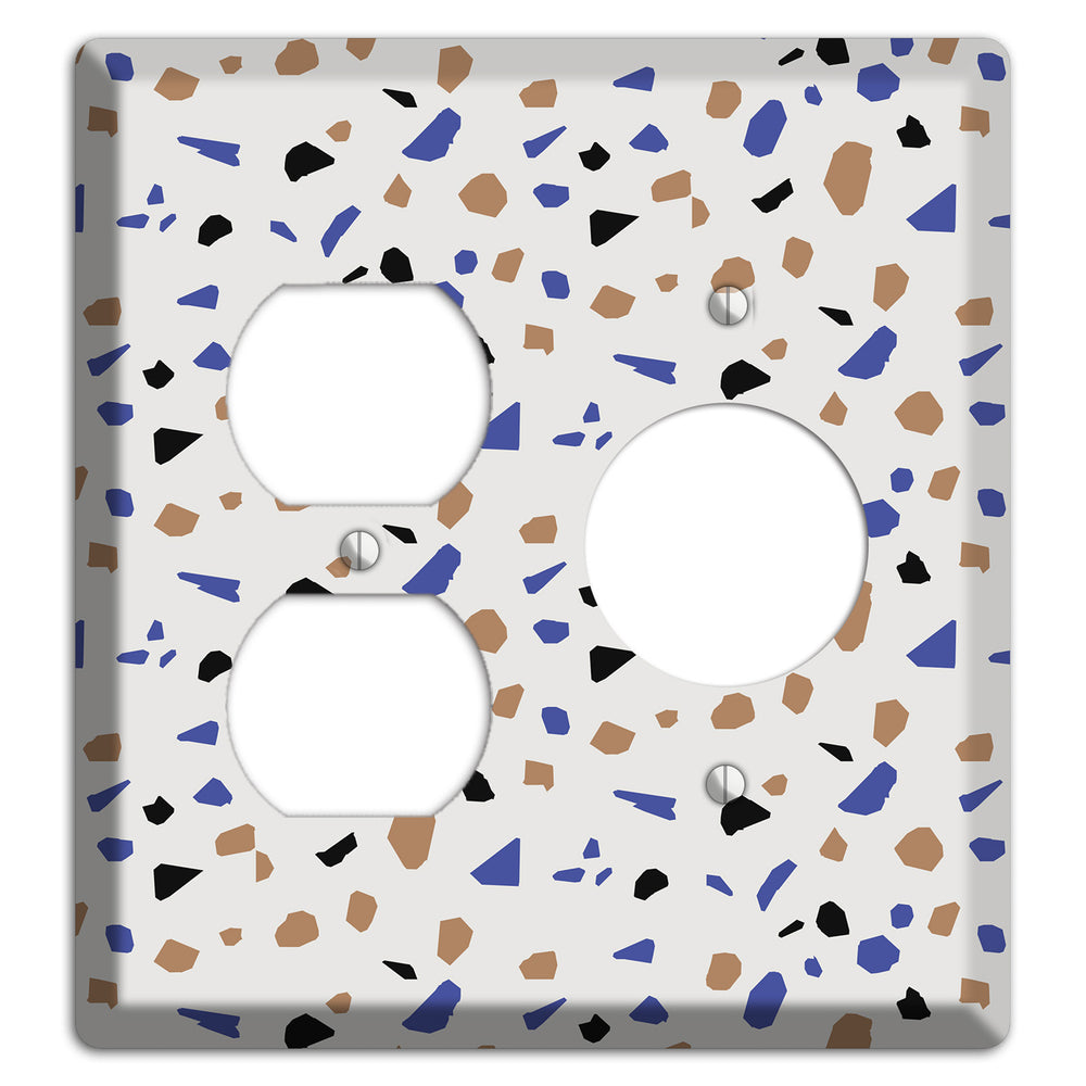 Retro Pop Terrazzo Duplex / Receptacle Wallplate