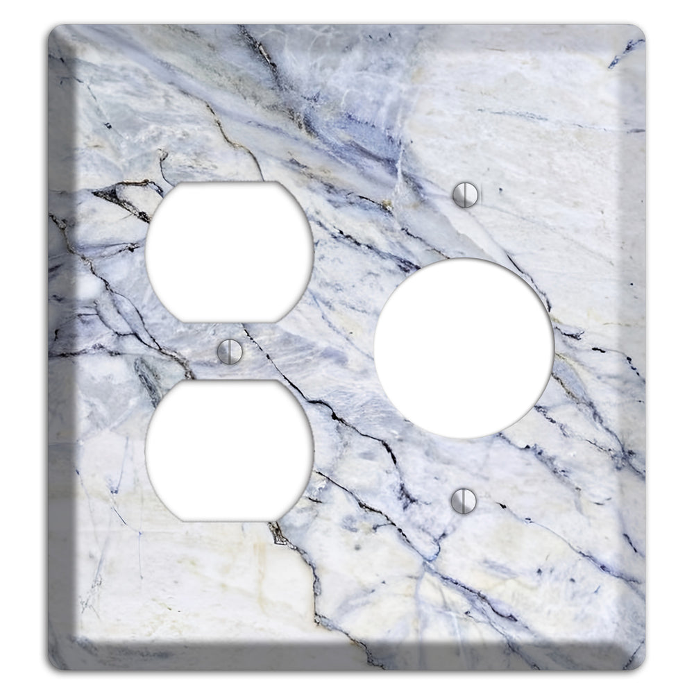 Geyser Marble Duplex / Receptacle Wallplate