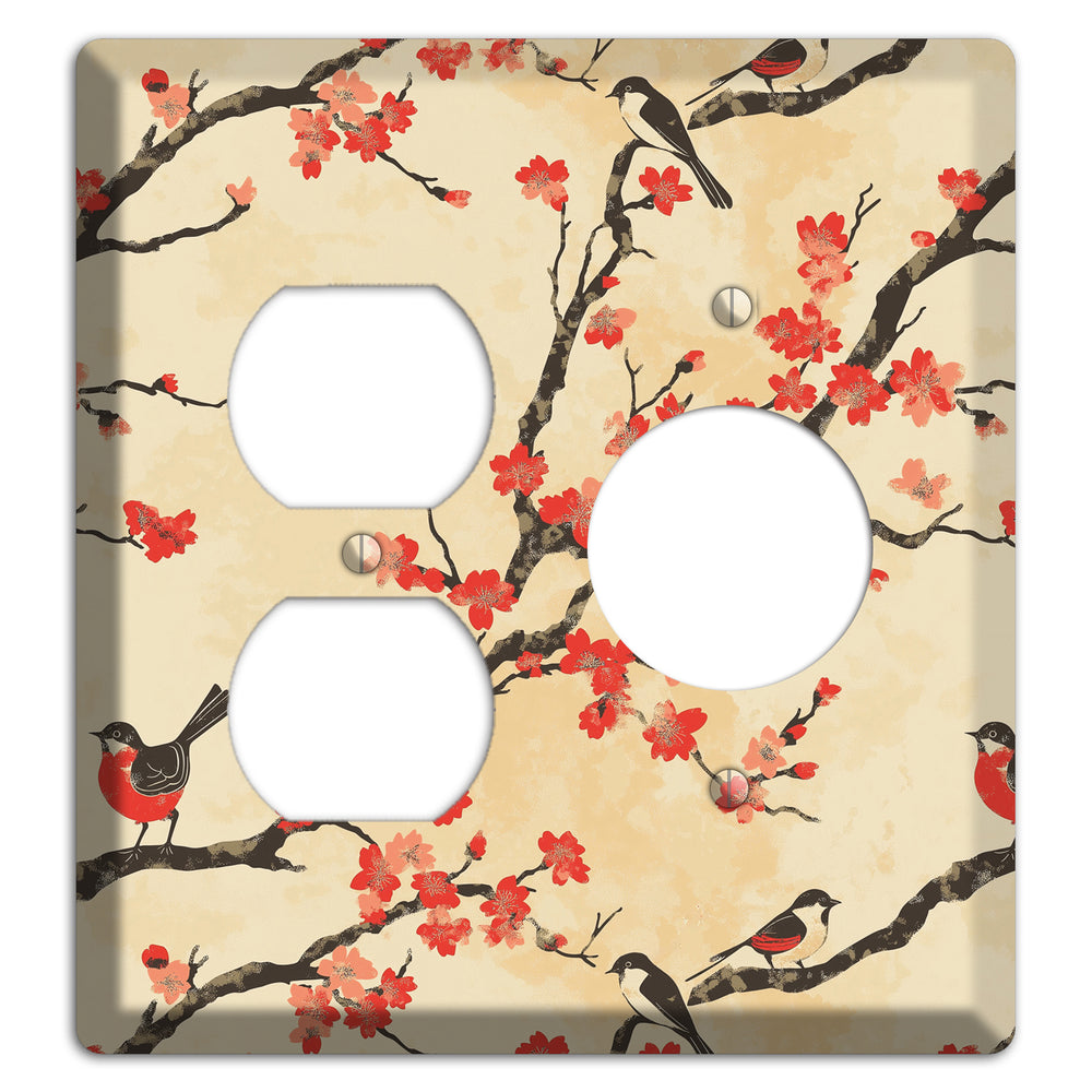 Blossom & Wing Duplex / Receptacle Wallplate