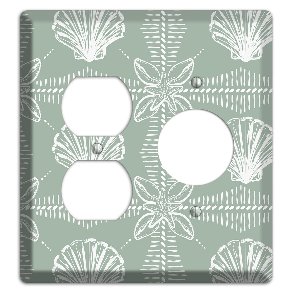 Sage Tide Relics Duplex / Receptacle Wallplate