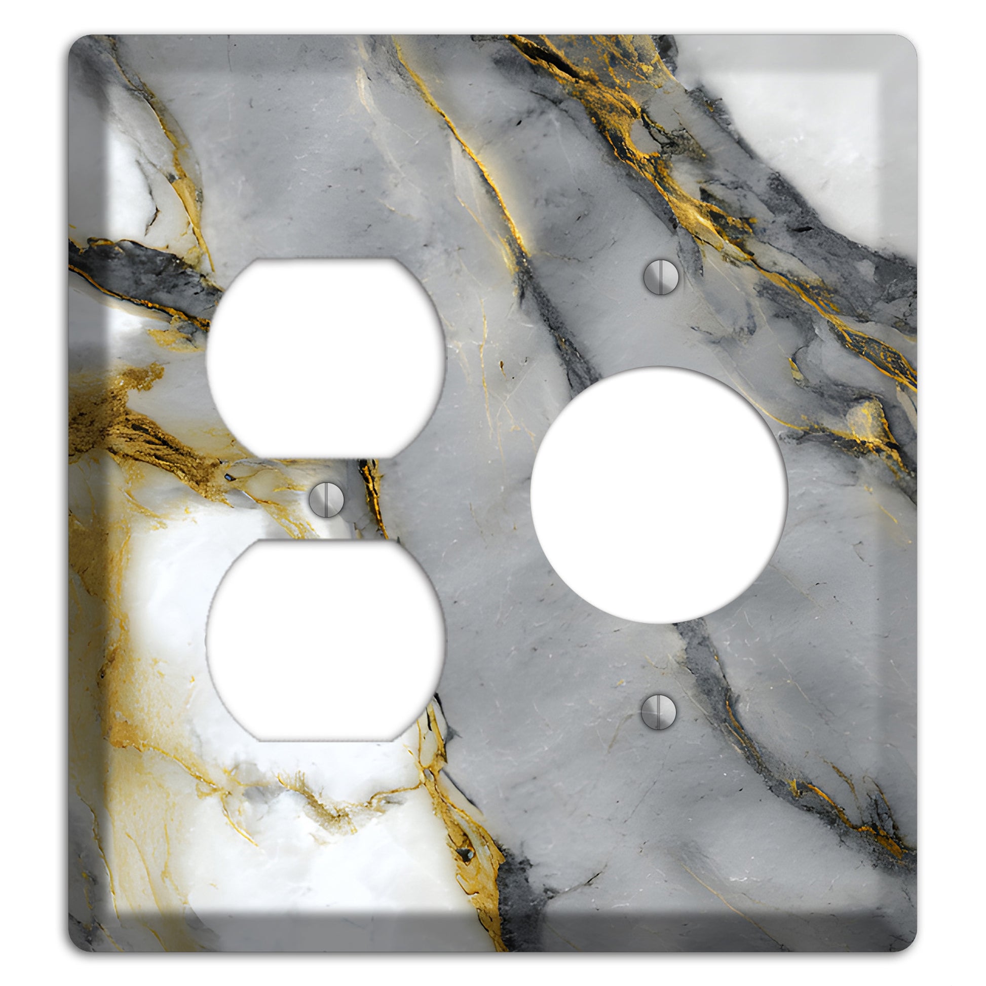 Finlandia Marble Duplex / Receptacle Wallplate