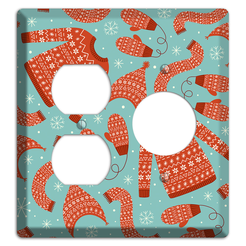 Cozy Knits & Mittens Duplex / Receptacle Wallplate