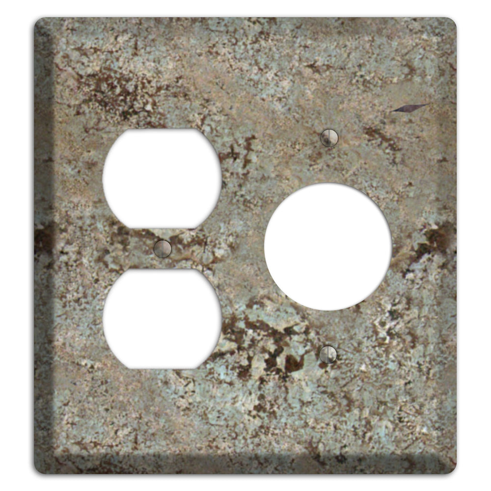 Delicatus White Granite Duplex / Receptacle Wallplate