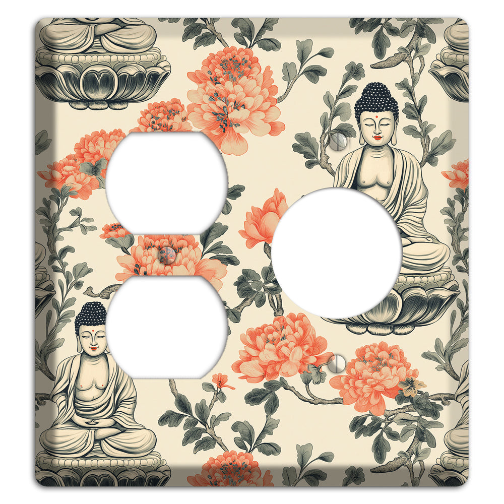 Lotus & Ember Duplex / Receptacle Wallplate