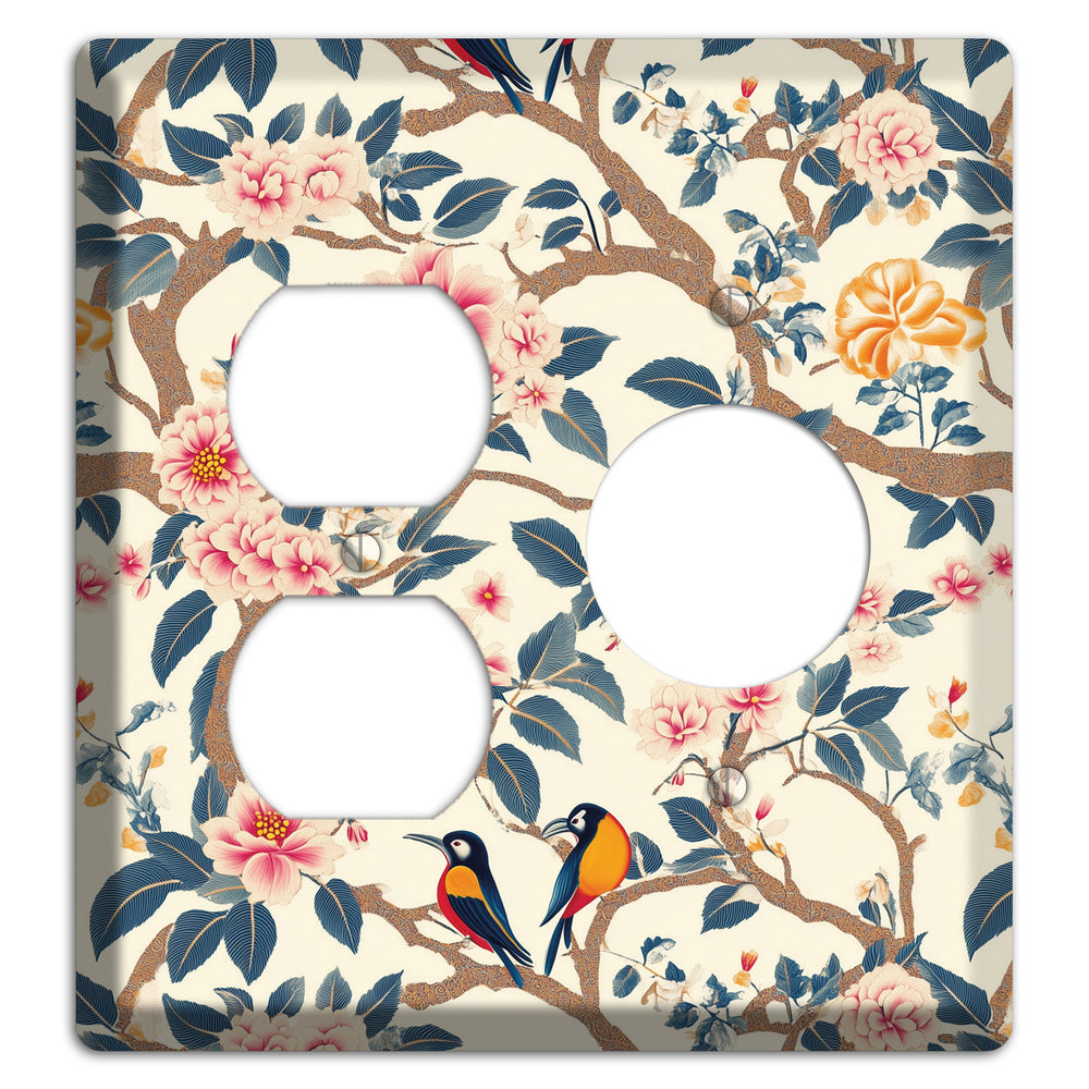Blossom & Wing Duplex / Receptacle Wallplate