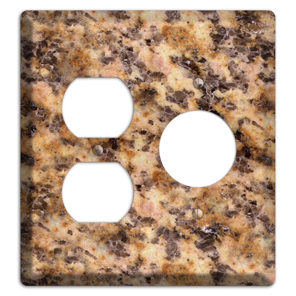 Lapidus Granite Duplex / Receptacle Wallplate