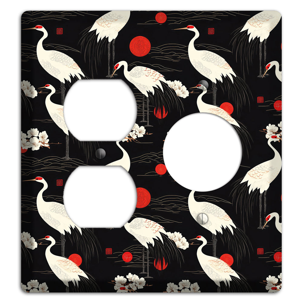 Obsidian Sun Vigil Duplex / Receptacle Wallplate
