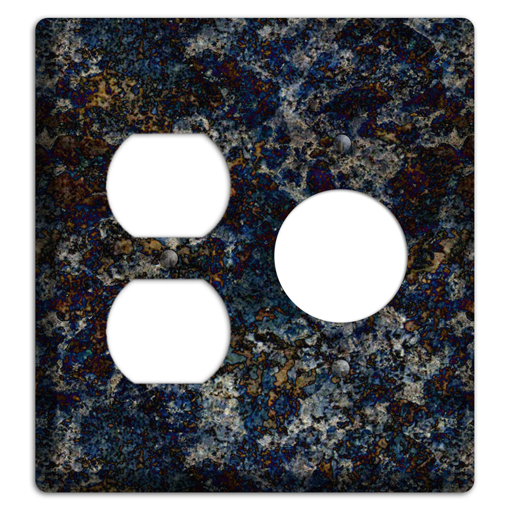 Blue Louise Granite Duplex / Receptacle Wallplate