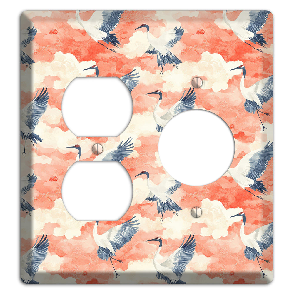 Coral Sky Migration Duplex / Receptacle Wallplate