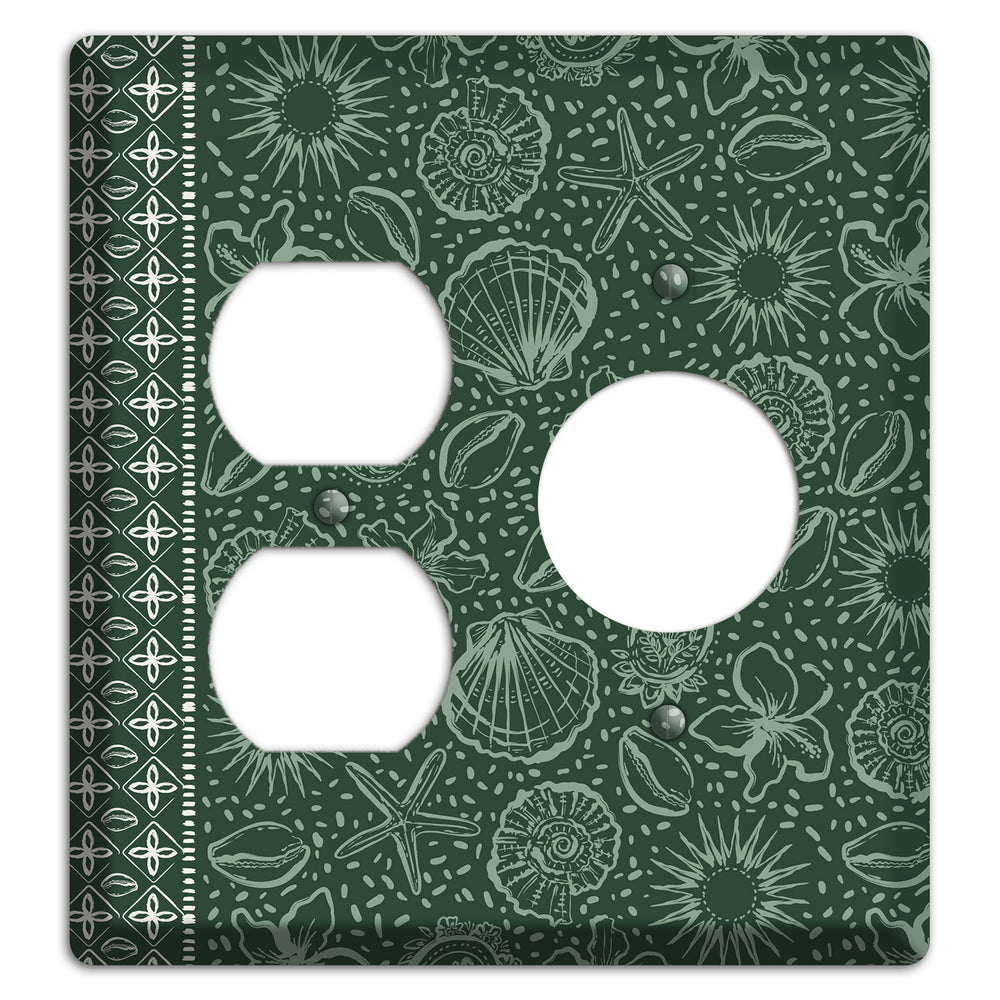 Emerald Tide Reliquary Duplex / Receptacle Wallplate