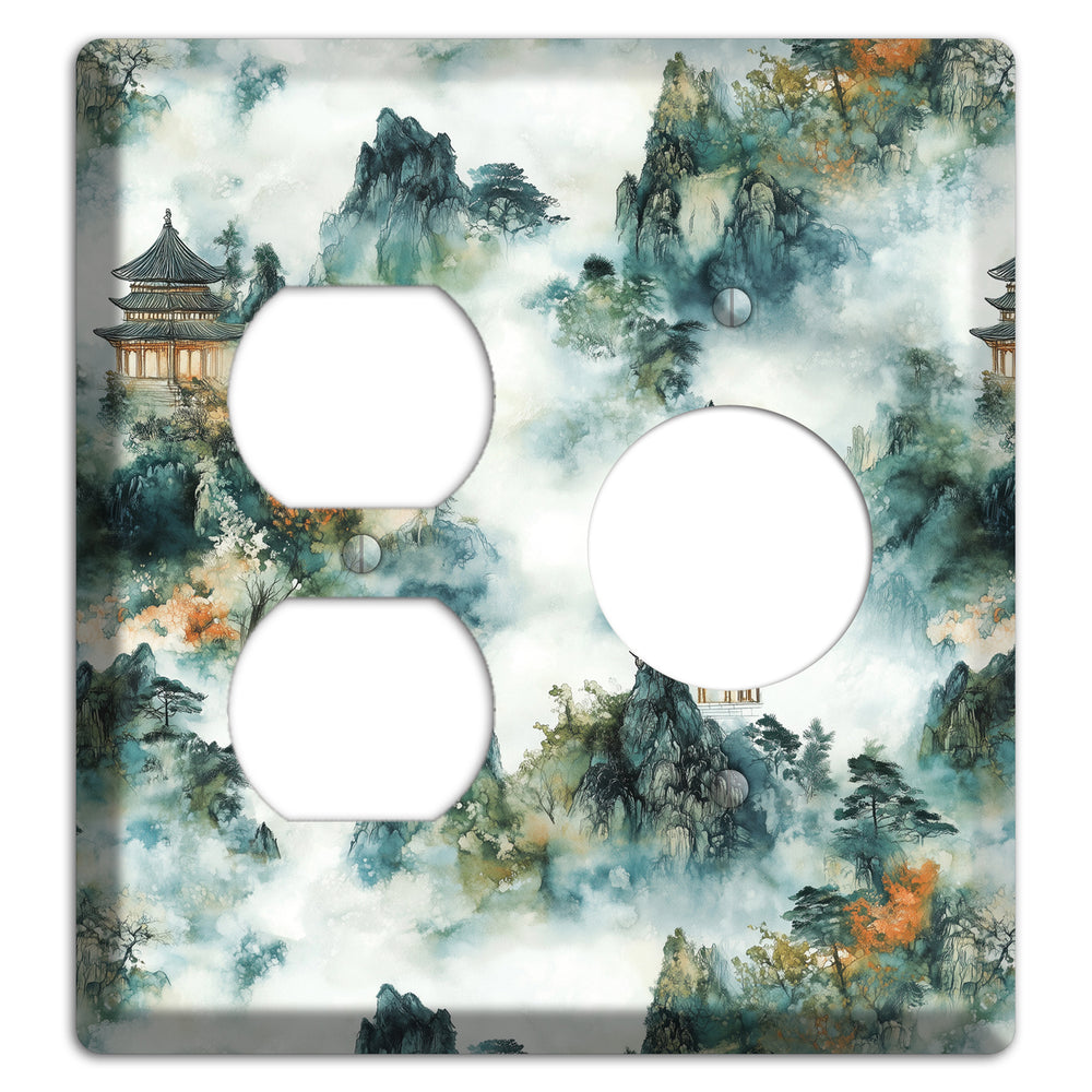Pavilions in the Mist Duplex / Receptacle Wallplate