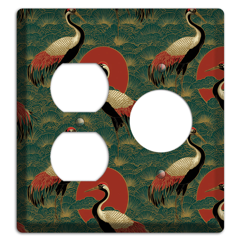 Jade Sun Sentinels Duplex / Receptacle Wallplate
