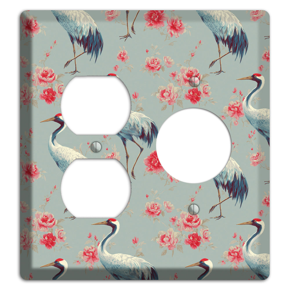 Rose Mist Vigil Duplex / Receptacle Wallplate