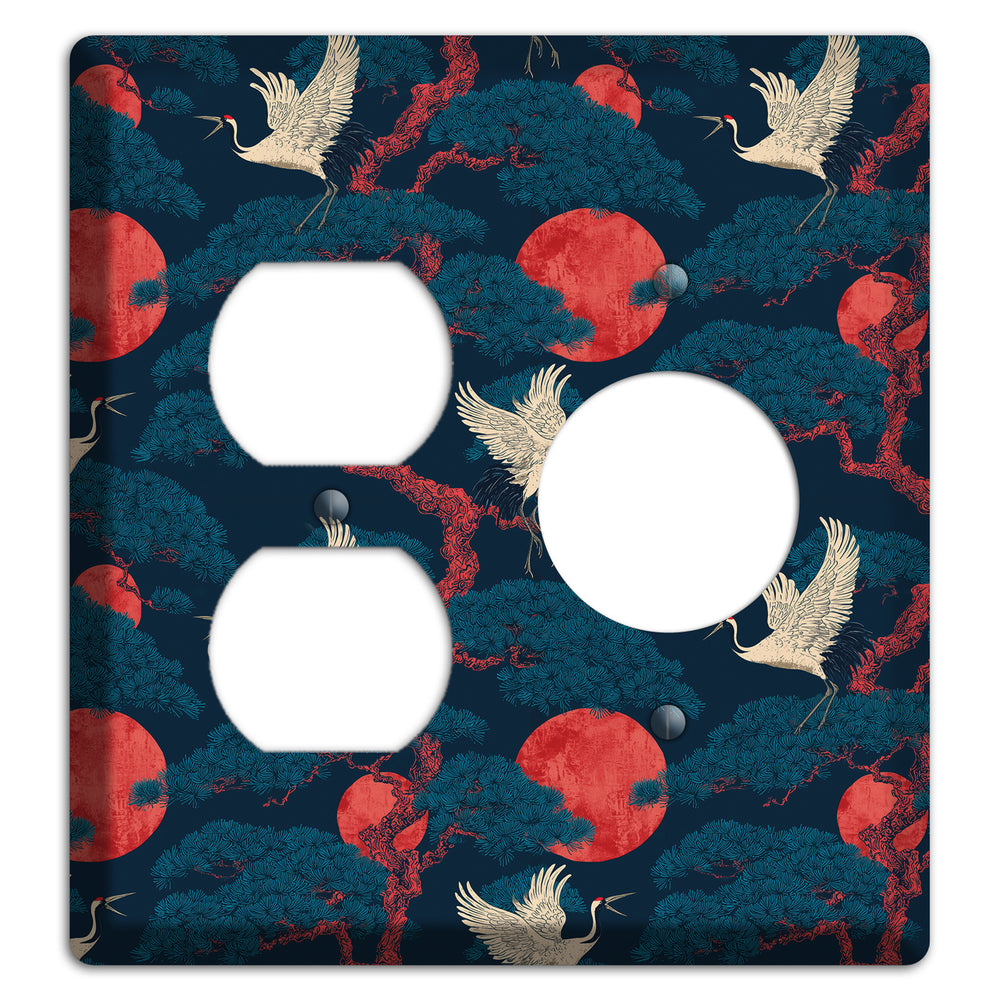 Cobalt Moon Passage Duplex / Receptacle Wallplate