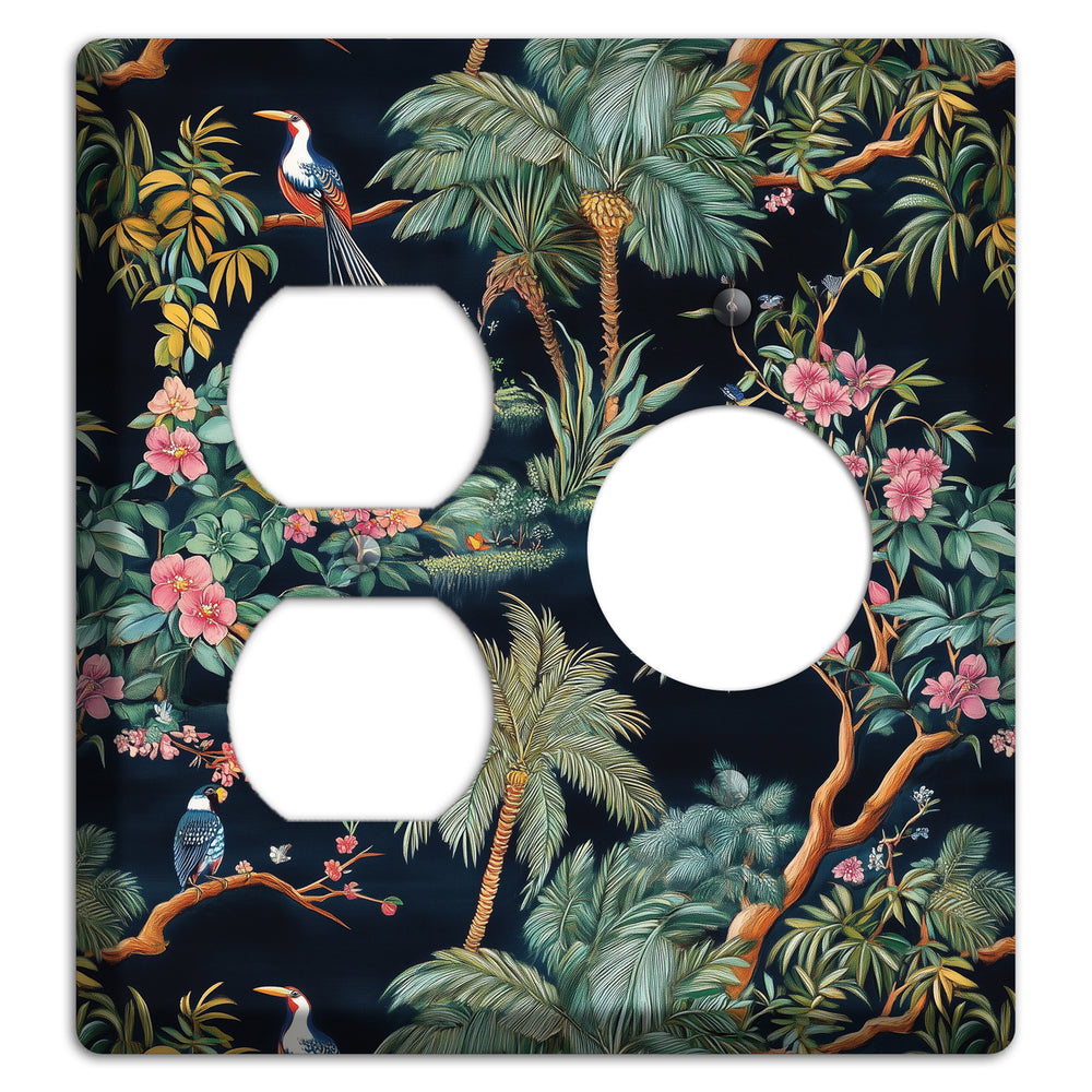 Jungle Nocturne Duplex / Receptacle Wallplate