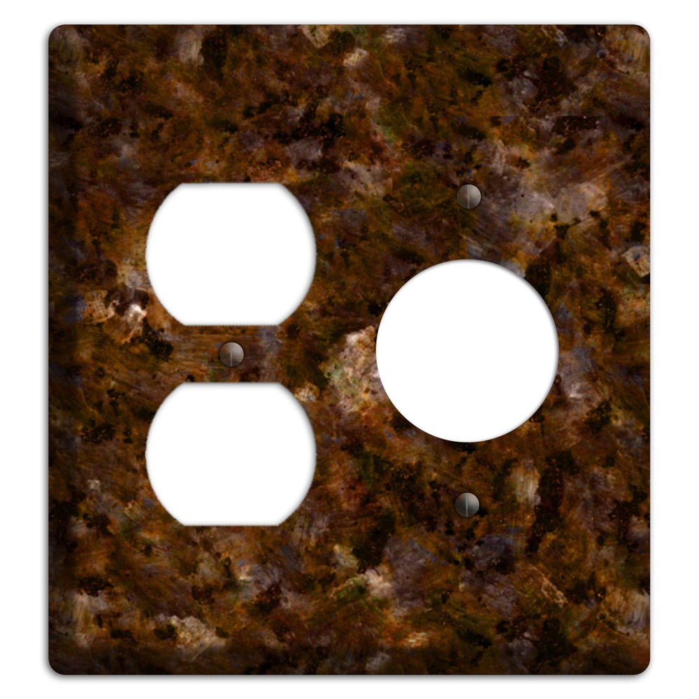 Baltic Green Granite Duplex / Receptacle Wallplate