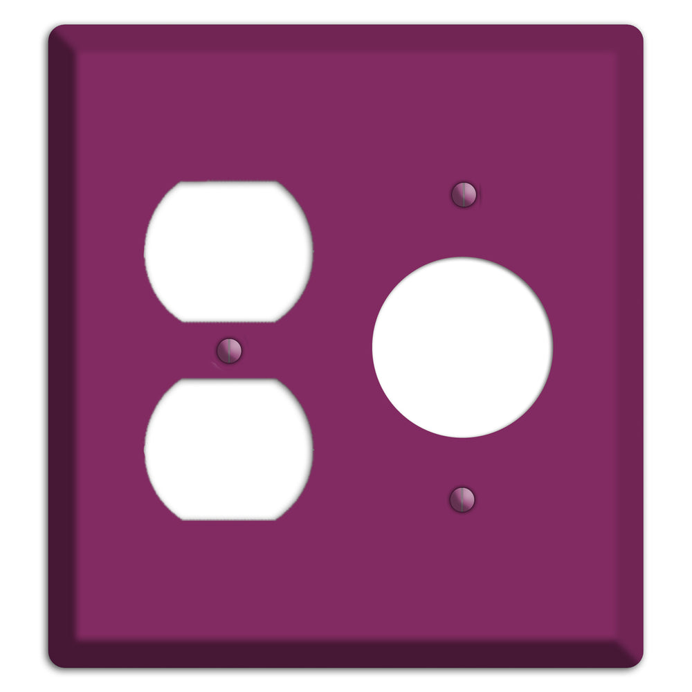 Baxter Plum Wine Duplex / Receptacle Wallplate