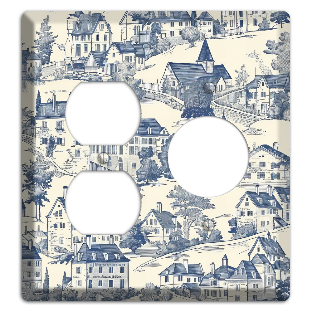 Village Chronicle Duplex / Receptacle Wallplate