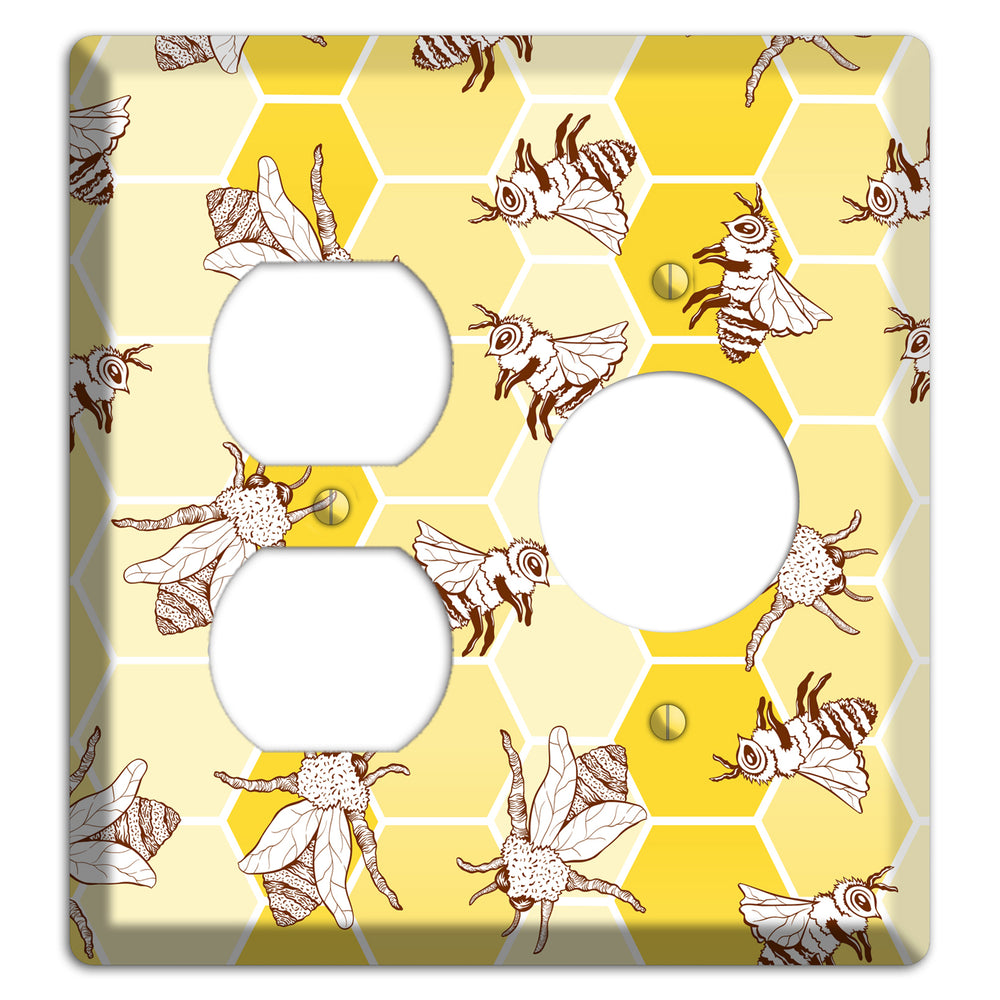 Hive & Wing Duplex / Receptacle Wallplate