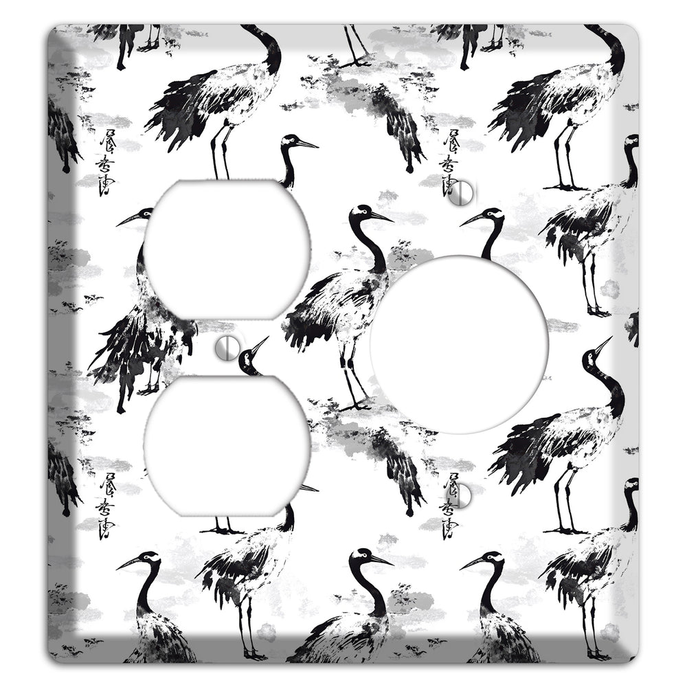 Sumi Ink Vigil Duplex / Receptacle Wallplate