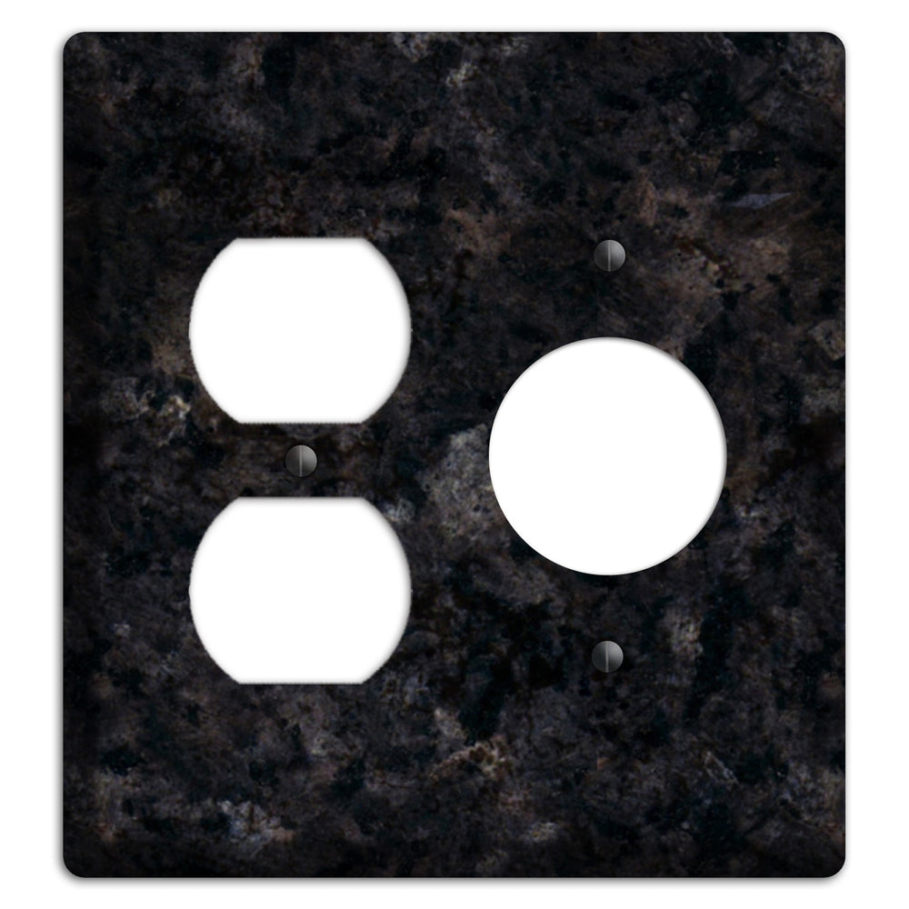 Ubatuba Granite Duplex / Receptacle Wallplate