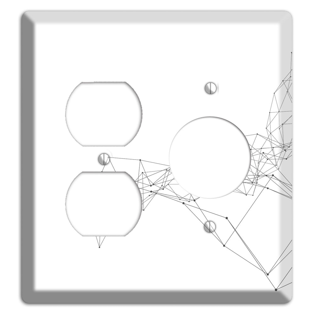 Emergent Mesh Theory Duplex / Receptacle Wallplate