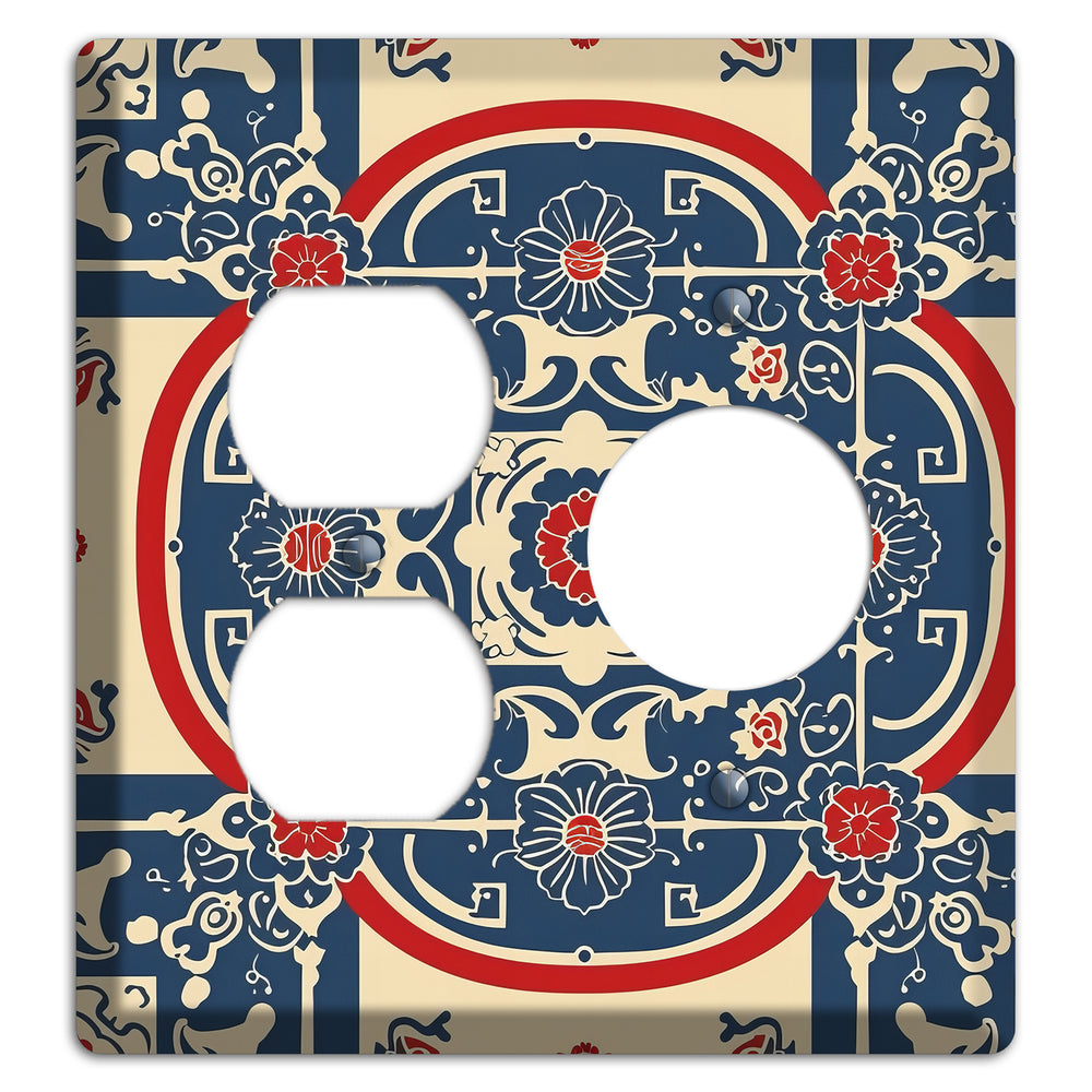 Imperial Medallion Court Duplex / Receptacle Wallplate
