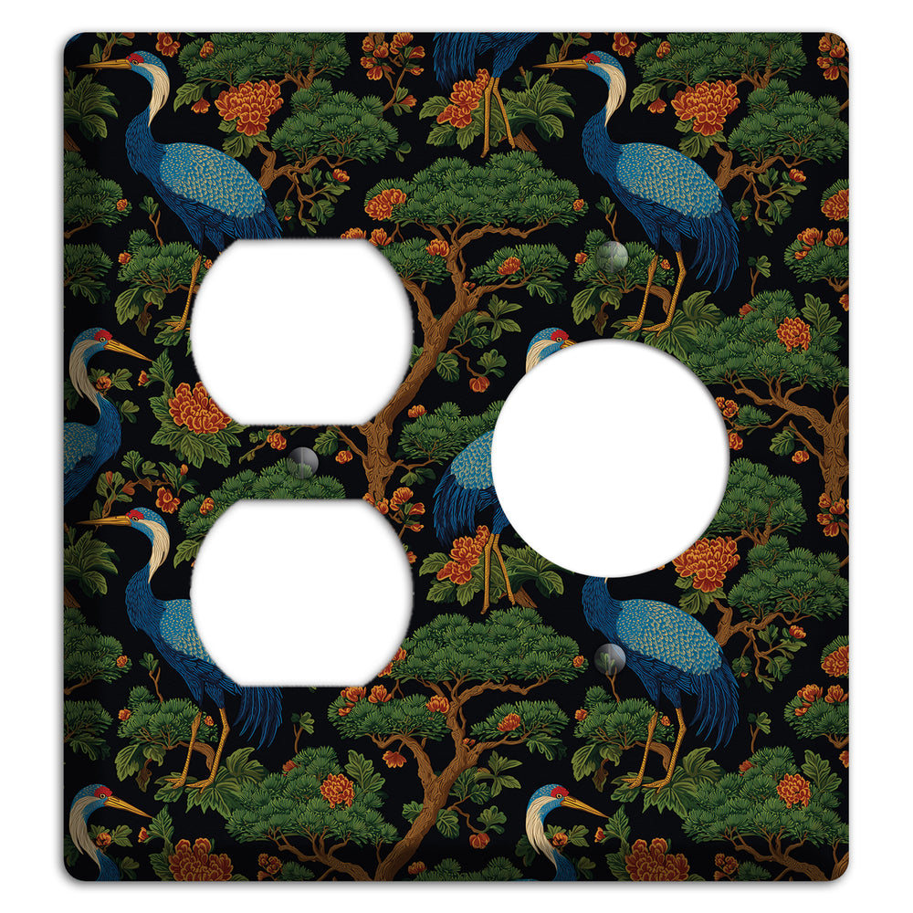 Cobalt Pine Vigil Duplex / Receptacle Wallplate