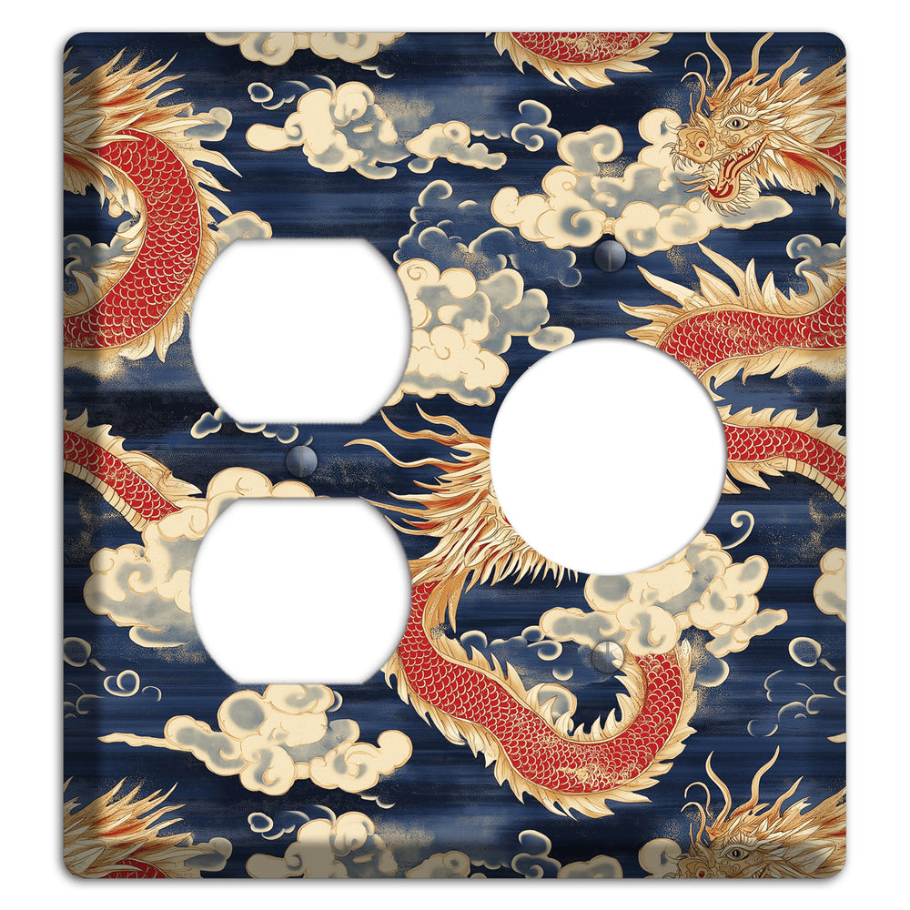 Sovereign Sky Dragons Duplex / Receptacle Wallplate