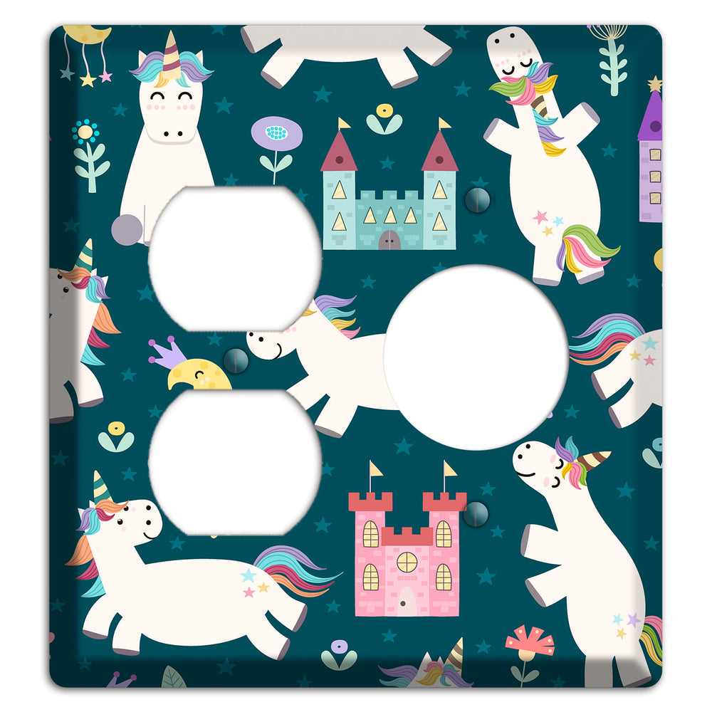 Unicorn Kingdom Duplex / Receptacle Wallplate