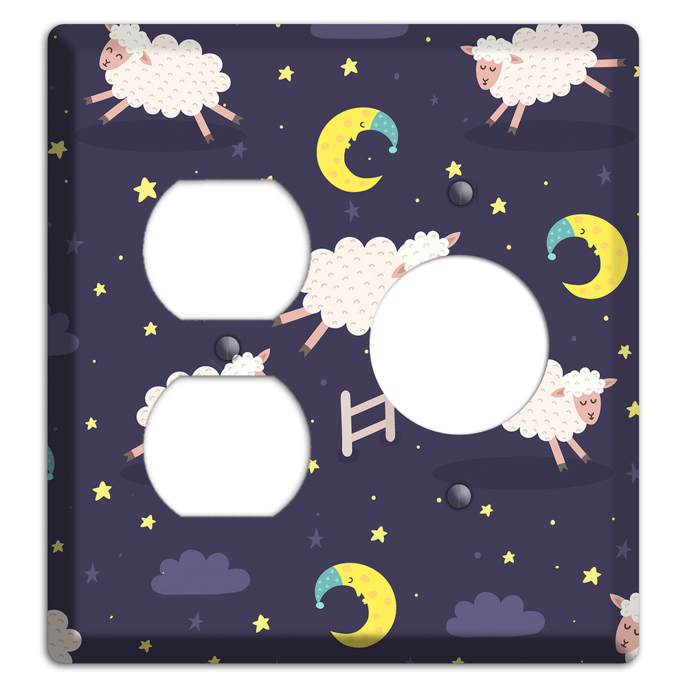 Counting Sheep Duplex / Receptacle Wallplate