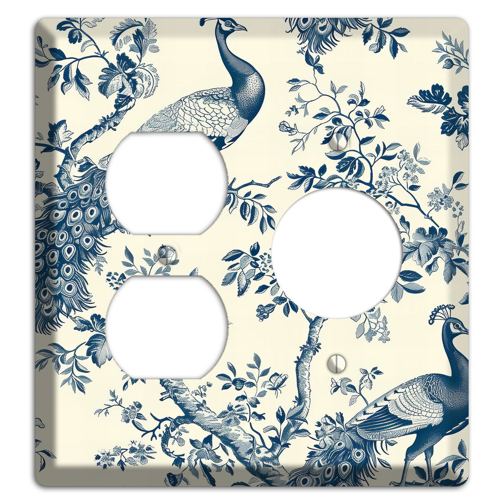 Peacock Court Duplex / Receptacle Wallplate