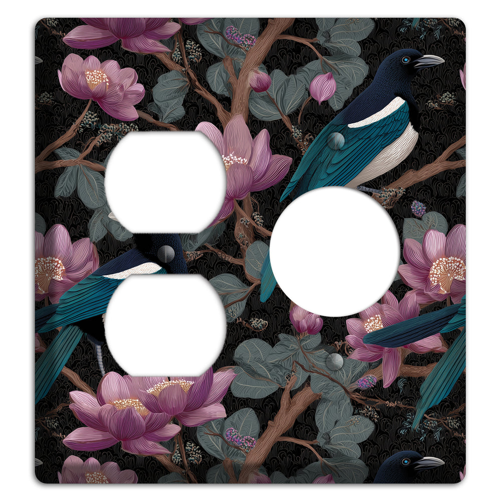 Magpie Moon Garden Duplex / Receptacle Wallplate