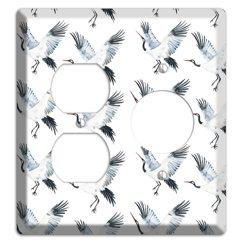 Silver Wing Ascent Duplex / Receptacle Wallplate