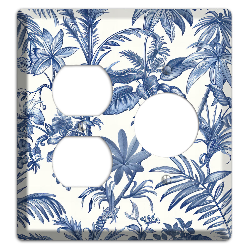 Tropic Indigo Reverie Duplex / Receptacle Wallplate