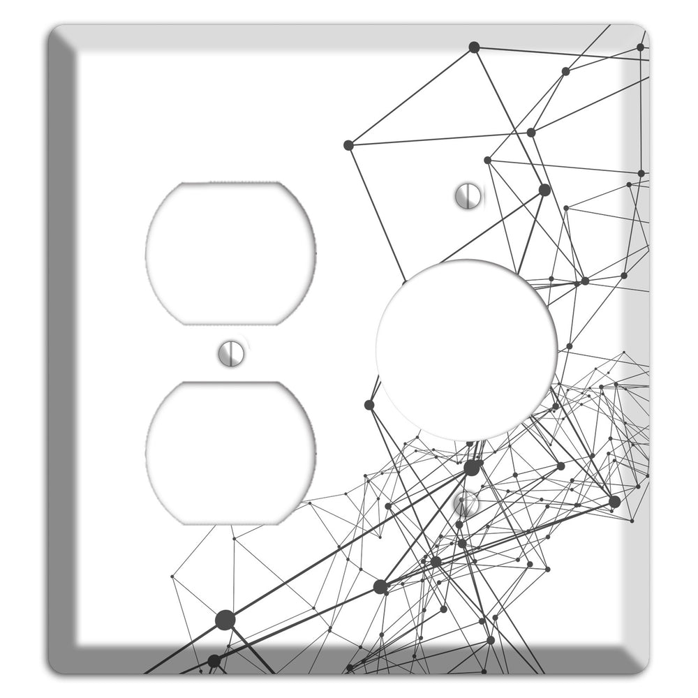 Threadwork Constellation Duplex / Receptacle Wallplate
