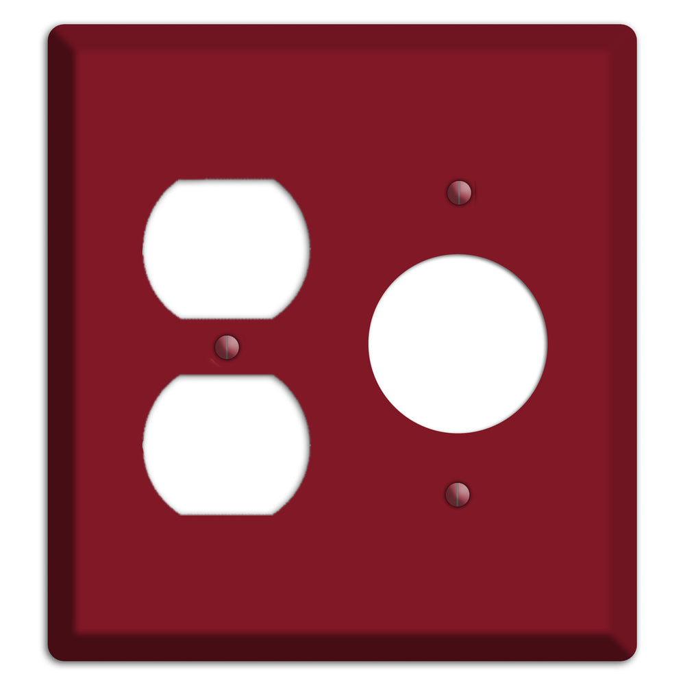 Baxter Burgundy Wine Duplex / Receptacle Wallplate