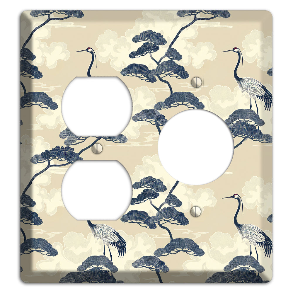 Indigo Pine Serenity Duplex / Receptacle Wallplate