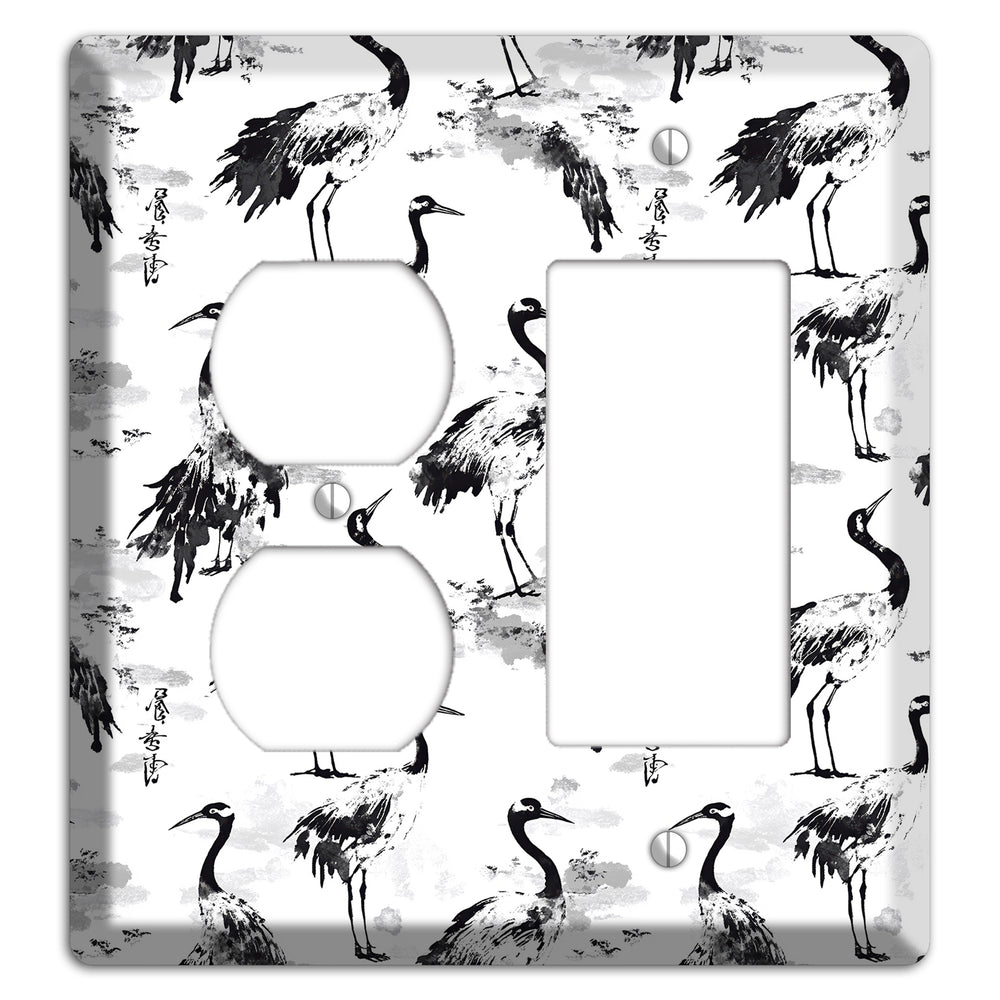 Sumi Ink Vigil Duplex / Rocker Wallplate