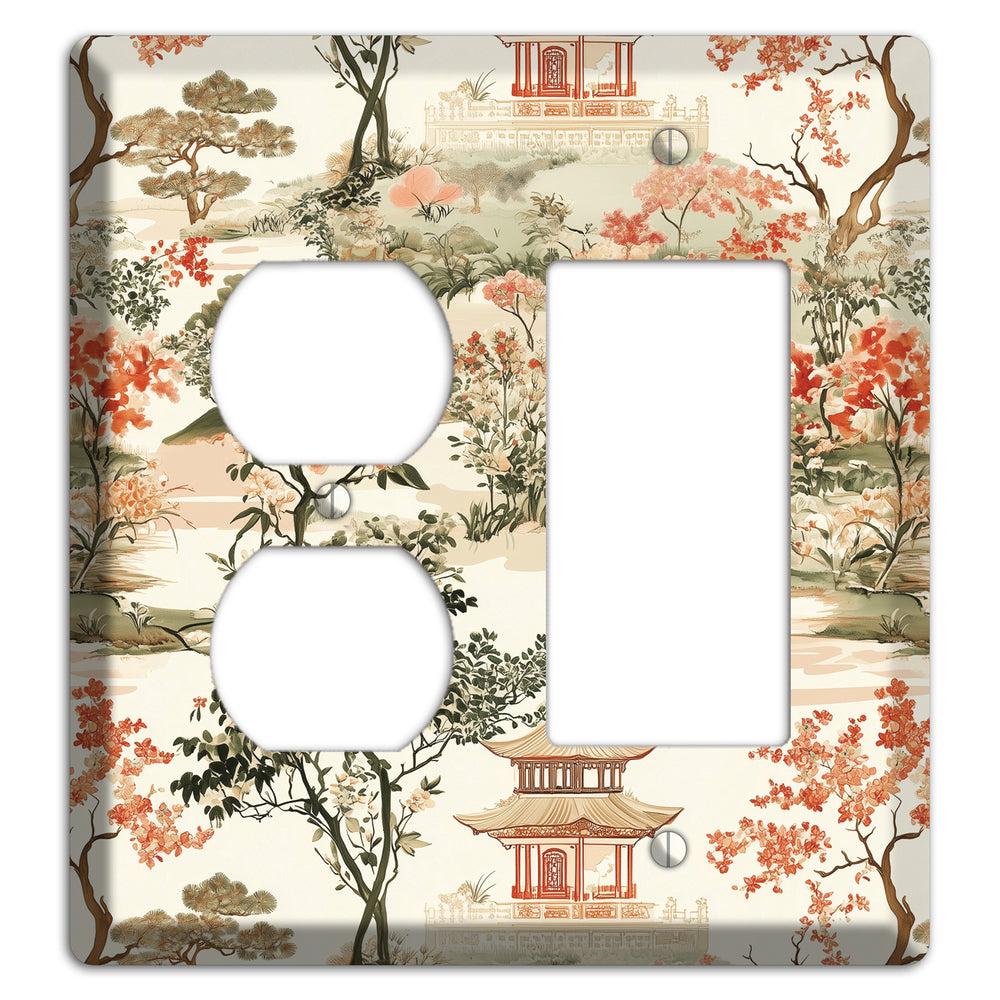 Pavilion & Petal Duplex / Rocker Wallplate