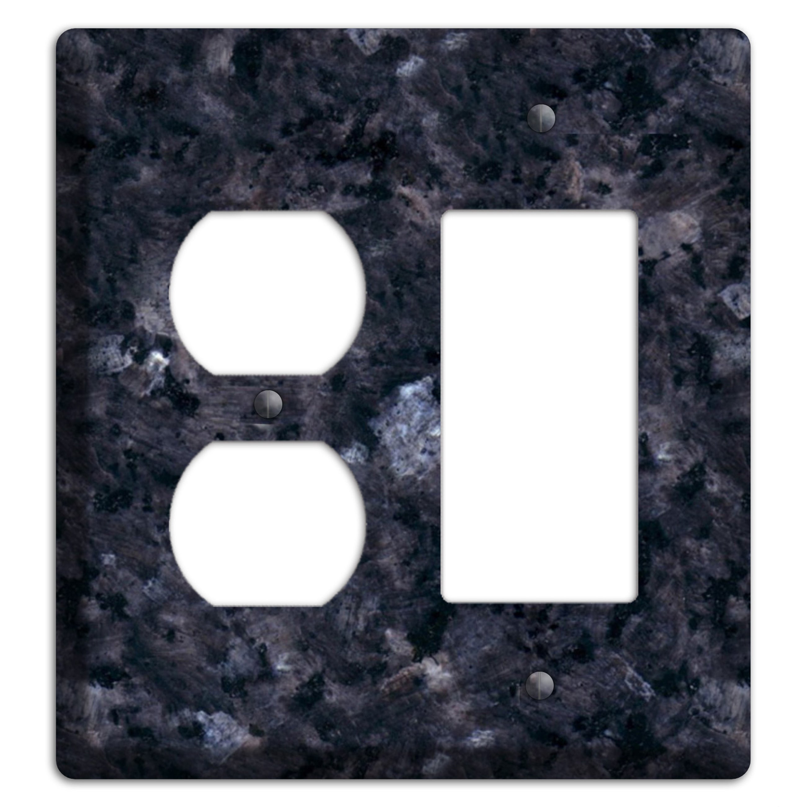 Blue Pearl Granite Duplex / Rocker Wallplate
