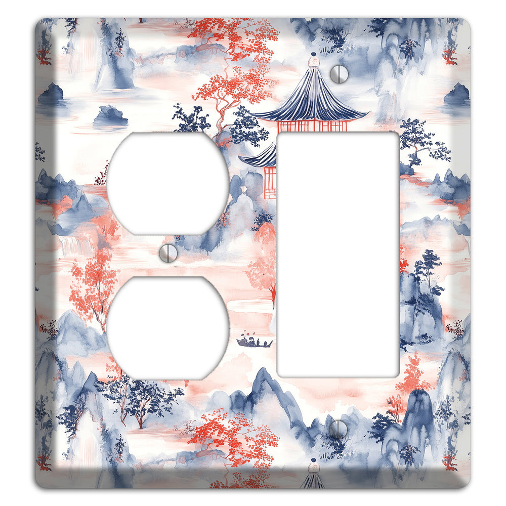 Ink & Ember Peaks Duplex / Rocker Wallplate